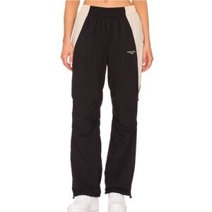 Anine Bing Emerson Joggers Black and Tan